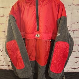 Aeropostale Red and Gray Performance Jacket